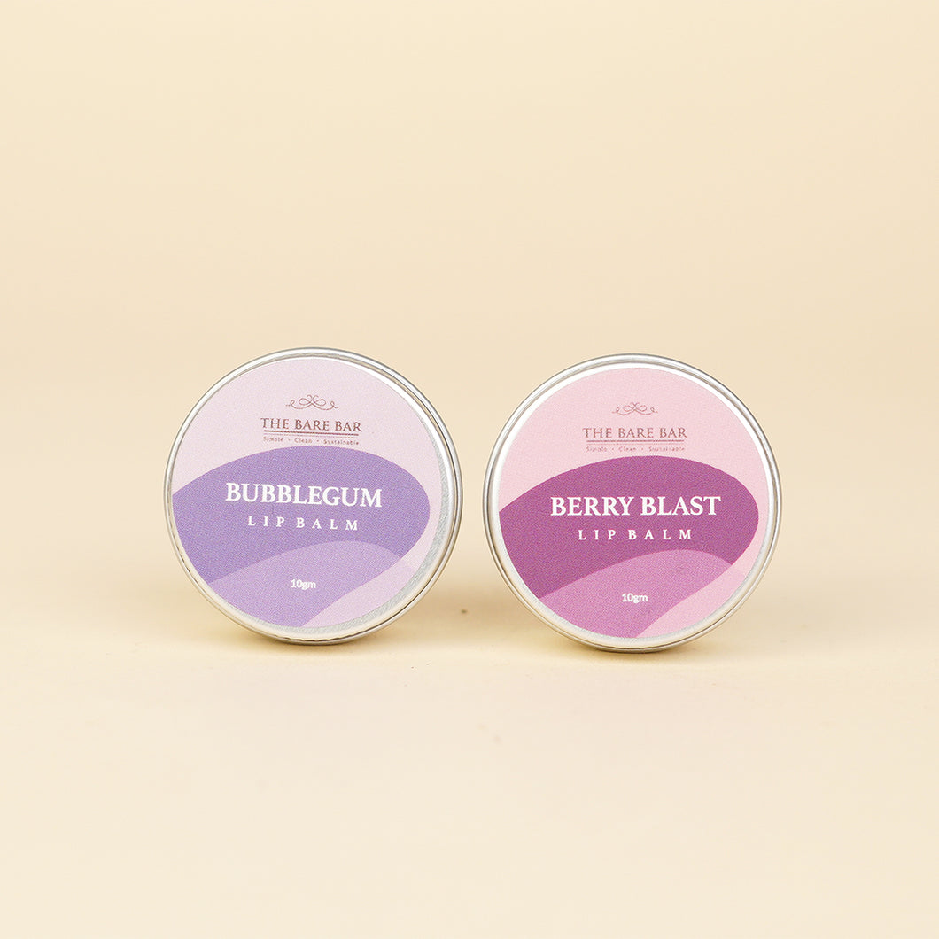 Berry Blast & Bubble Gum Lip Balm Set