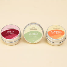 Load image into Gallery viewer, Santara, Vanilla &amp; Gulab Lip Balm Combo
