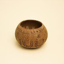 Load image into Gallery viewer, Coconut Shell Tea Light Holder
