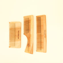 Load image into Gallery viewer, Neem Combs - Set of 3  | Eco-Friendly
