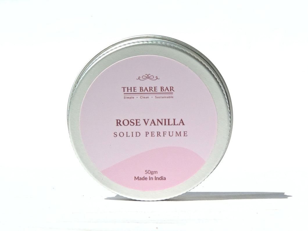 Rose Vanilla Solid Perfume - 50gm