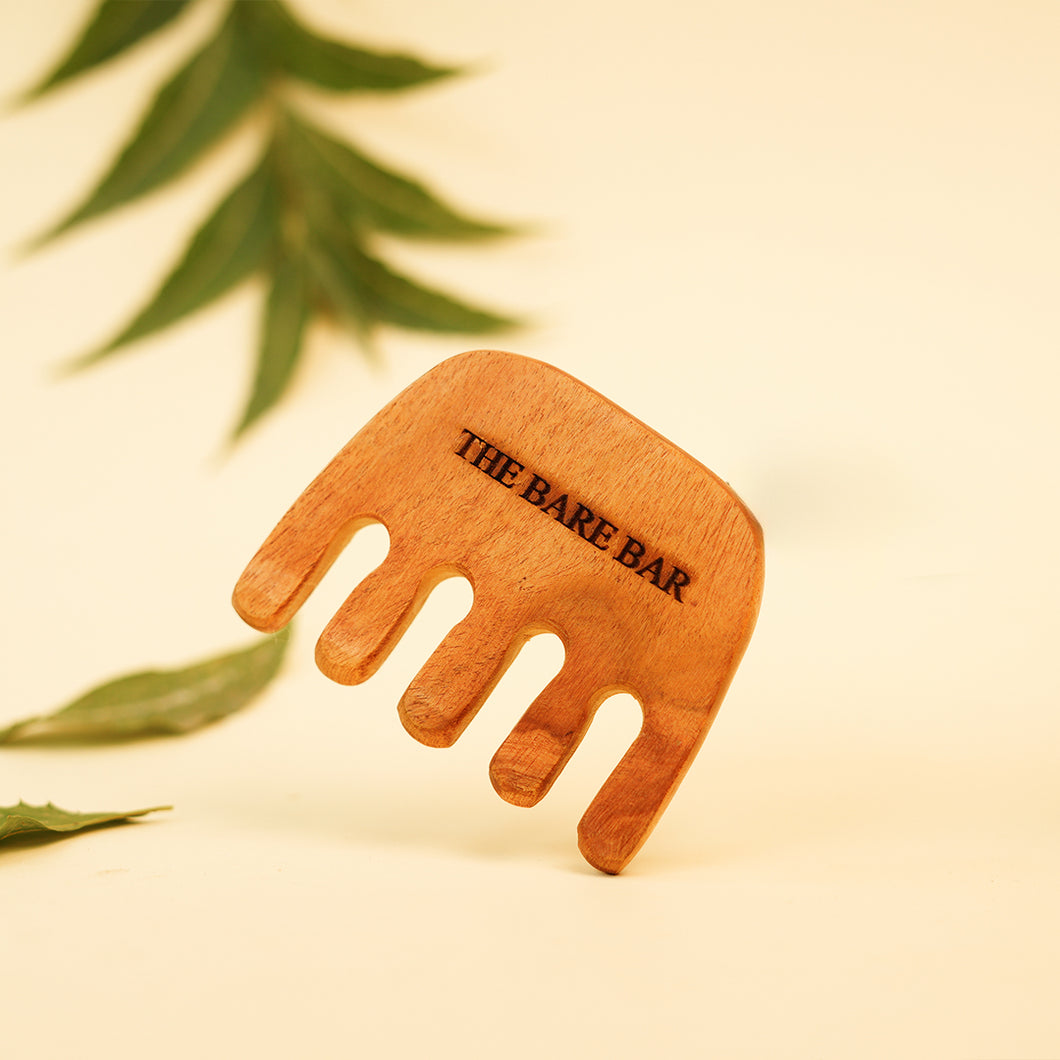 Neem Wood Massager Comb (Small)