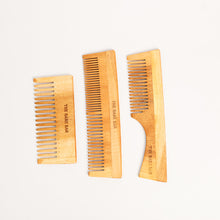 Load image into Gallery viewer, Neem Combs - Set of 3  | Eco-Friendly
