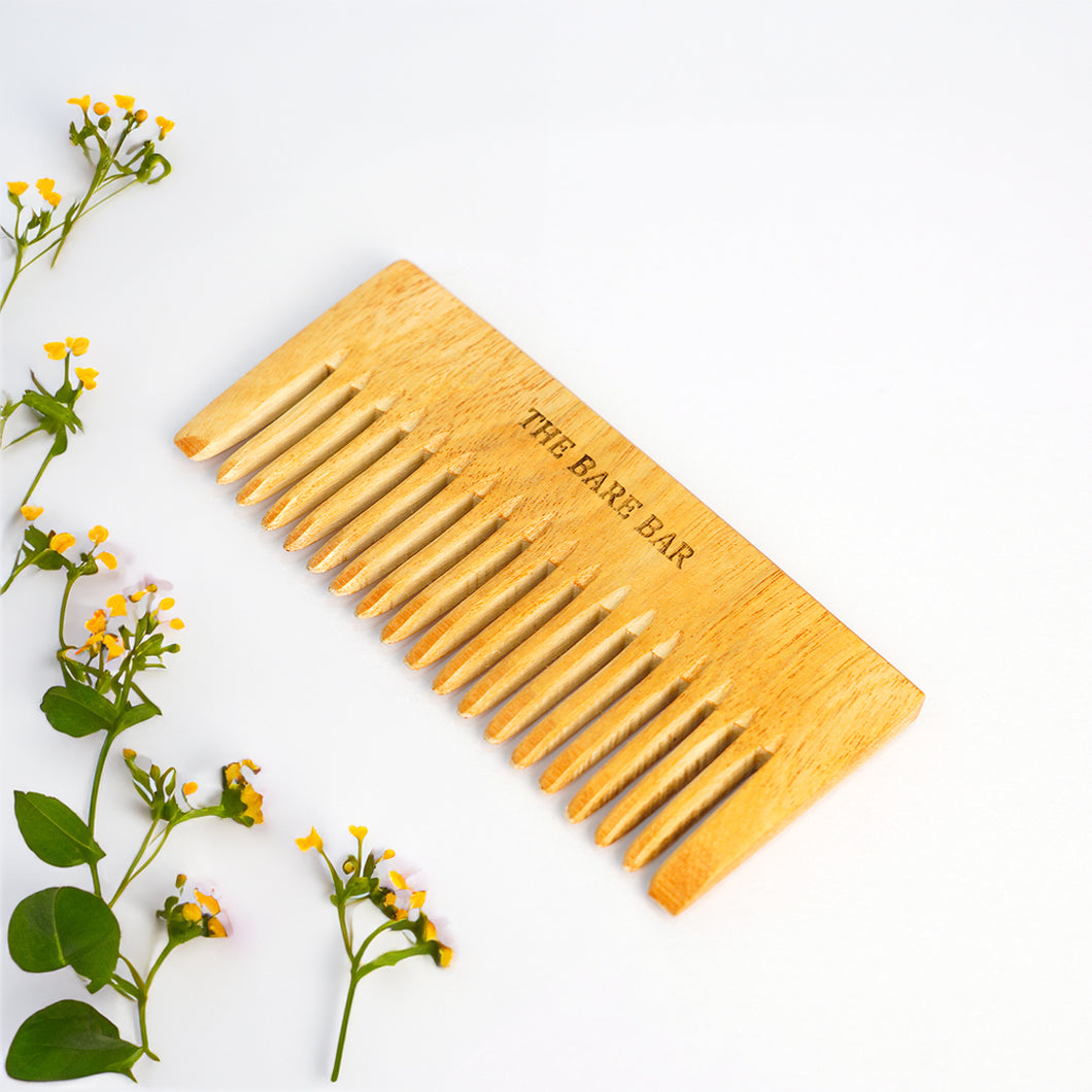 Neem Wooden Shampoo Comb ( Pack of 2)