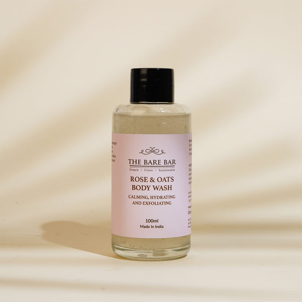 Rose and Oats Body Wash 100ml